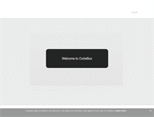 Tablet Screenshot of cortebox.com